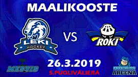 Maalikooste 5.puolivälierä LeKi - RoKi 26.3.2019