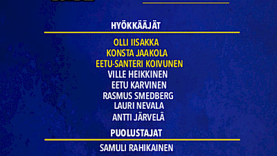 Iisakka ja Ronkainen jatkaa + 2 uutta hyökkääjää