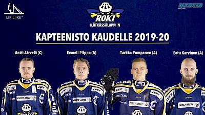 Kapteenisto kaudelle 2019-20