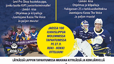 Lätkässä Lappiin -kiertue jatkuu Kittilässä ja Kemijärvellä