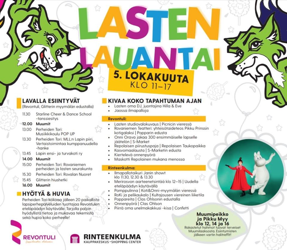 RoKi on mukana Lasten Lauantaissa